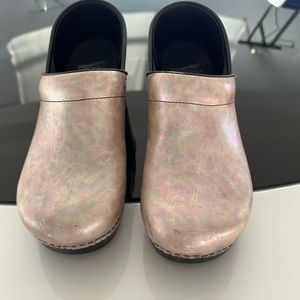 Dansko Professional Clog -irridescent/tan color